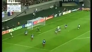 Francia 0 Senegal 1 Mundial Corea-Japon 2002 Gol de Senegal