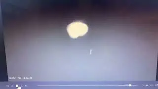 Intelligent Plasma-type shape shifting ORB, tracked as it paused and peered into my soul ! 