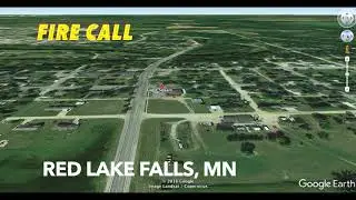 Sunday Morning Fire Call In Red Lake Falls, MN