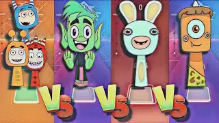 🎮 Incredibox Sprunki OC : Oddbods VS Beast Boy VS Rabbid VS Kebi(from Spookiz) | Tiles Hop