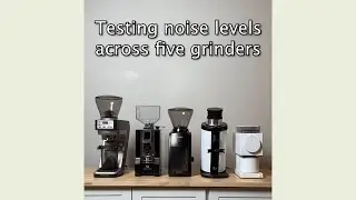 How LOUD is your coffee grinder? Five models compared #shorts