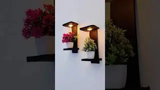 cardboard wall decor idea #viralvideo #diy #wallhangingcraftdecor