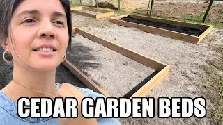 Cedar Garden Beds DIY | Florida Family Farm