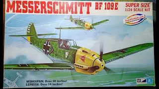 #4 Scalefinishes builds a vintage MPC BF109E in 1/24 scale!