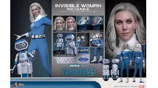 The Fantastic Four: First Steps - Invisible Woman and H.E.R.B.I.E. 1/6 Scale [by Hot Toys] #HOTTOYS