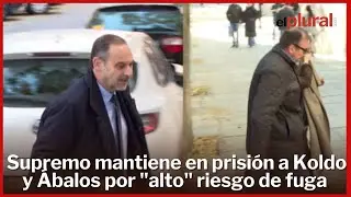 El Supremo mantiene en prisi&oacute;n a Koldo y &Aacute;balos al considerar 