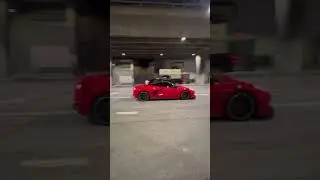 C8 Corvette Revving in a Tunnel #car #carenthusiast #automobile #corvette #c8