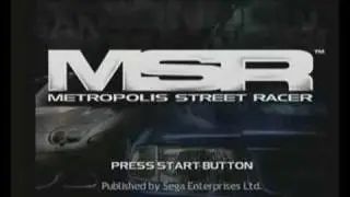 MSR Metropolis Street Racer Intro Sega Dreamcast Pal Version