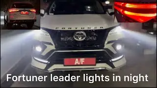 Toyota fortuner leader lighting setup 2026 latest model overall review 