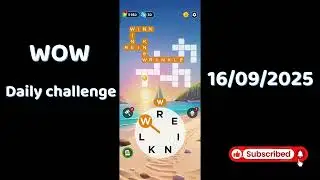 Wow Daily Puzzle September 16 2025 Answers | Wow Daily Puzzle Answers