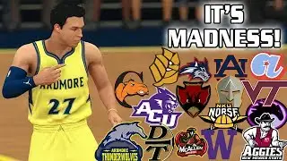 The Madness Begins!  - Custom 2k Teambuilder College Basketball | GG9 Tournament First Round!