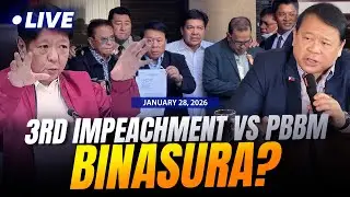 LIVE: 3RD IMPEACHMENT COMPLAINT VS PBBM, HINARANG? ATTY. TOPACIO, NAGSALITA | JANUARY 28, 2026