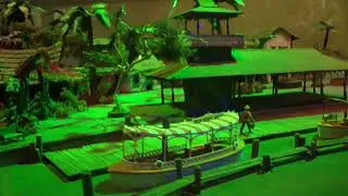 Disneyland Jungle Cruise model at 'One Man's Dream' exhibit. 12/18/2013