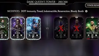 Mortal Kombat Mobile // Fatal Dark Queen Tower // battle 200