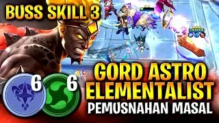 Gord Astro+ Elementalist - Magic Chess Commander Buss 3 #mobilelegends #magicchess