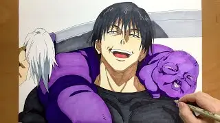 How to draw Toji Fushiguro from Jujutsu Kaisen | Toji Fushiguro | step by step | draw anime