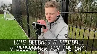 LUIS BECOMES A FOOTBALL VIDEOGRAPHER FOR THE DAY IN BELFAST. ⚽⚽⚽