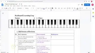 Accessing Learning Log Demo