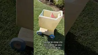 Transforming vintage little tikes lil shopper into a Target cart 🎯 #target #littletikes #toddler