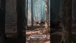 Intense advance through the forest 🚩 #airsoft #cqb #forest #ctf #skirmish #fyp #shorts