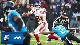 Giants bench Daniel Jones for Tommy DeVito | SNY