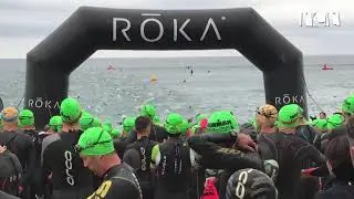 Florian Angert i Sara Svensk han guanyat l&rsquo;Ironman Barcelona amb sortida i final a Calella