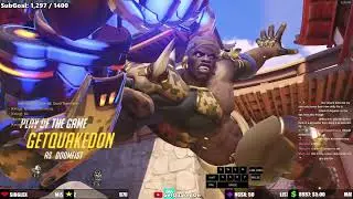 POTG! GetQuakedOn Doomfist Gameplay Overwatch Season 35 Top 500