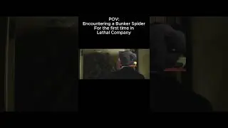 Lethal Company Encountering Bunker Spider #game #gaming #lethalcompany #shorts #meme #memes