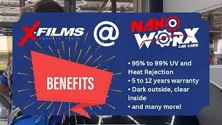 X-Films Ceramic Tint by Nanoworx Car Care Services in Tarlac City 🏡🌞 Watch to learn all its benefits