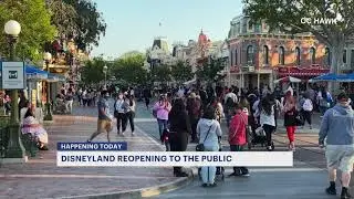 Enjoy the happiest place on earth again! California's Disneyland reopens following 13-month closure