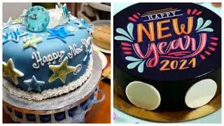 New Year Cake Decoration Ideas 2021 | new year cake design 2021 | new year cake 2021 | cake for 2021