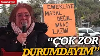 Burdurlu emekli ağlayarak isyan etti: Geçinemiyorum, pazara gidemiyorum...