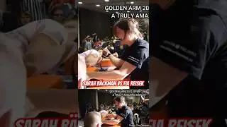 SARAH B&Auml;CKMAN VS FIA REISEK = PERFECTION #armwrestling