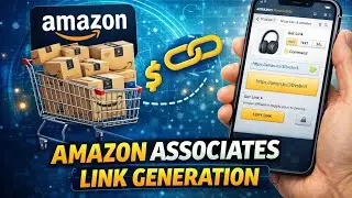 Amazon Associates Link Generation | TutorialAmazon Affiliate Link Kaise Banaye