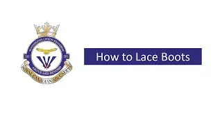 How to lace Cadet Boots