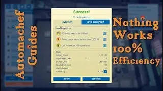Automachef Tips & Tricks - Nothing Works 100% Efficiency