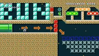 Super Mario Maker 2 l Spike Auto Switch Speedrun [30s] By PowerNongX