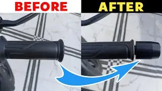 New Handle Bar End Installation in Bajaj  CT 100 Bike