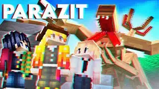 Minecraft'ta 3 Aptal &Ouml;L&Uuml;MC&Uuml;L PARAZİT ADASINDAN Ka&ccedil;maya &Ccedil;alışıyoruz!