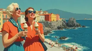 Happy Vintage Beach Days Romantic Swing Jazz Music Seaside Escape Chillout Tunes