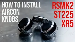 Fitting replacement heater / AC control knobs how to Focus mk2 XR5 / ST225