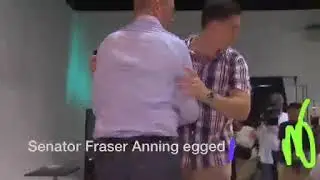Senator Fraser Anning Egged - Funny