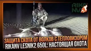 Protecting Livestock from Wolves with the RikaNV Lesnik2 650L: Real Hunting
