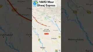 14692 Mour Dhwaj Express Train| Jammu Tawi to Barauni Junction| #trainshorts