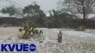 LISTEN: Austin hears rare 'thunder snow' | KVUE