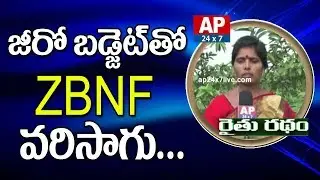 Woman Farmer Starts ZBNF Rice Cultivation with Zero Budget | Rythu Ratham | AP24x7