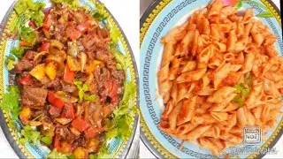 غدا النهارده كبده بالفلفل الألوان بطريقه جديده مكرونه بالصلصة 😍👌🛎