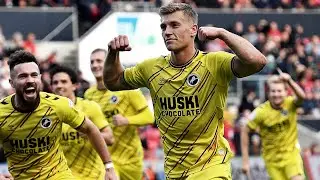 CROWD CAM-MILLWALL FANS CELEBRATE ZIAN FLEMMING'S GOAL V BRISTOL CITY #millwall #bcfc #championship