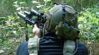 Great Airsoft long range shots using a SSR9 and Silverback SRS A2
