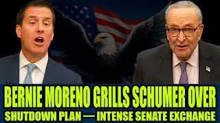 Bernie Moreno GRILLS Schumer Over Shutdown Plan &mdash; Intense Senate Exchange